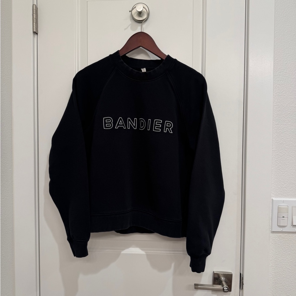 BANDIER Logo Crewneck Sweatshirt
BLACK AND WHITE SIZE S SMALL PRE OWNED - Picture 5 of 11